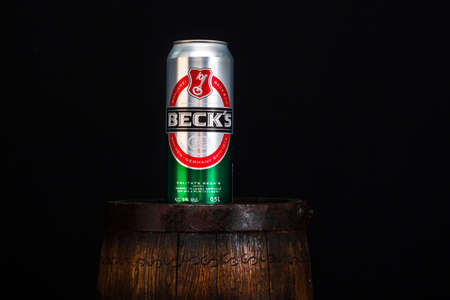 Beck's beer bottle
